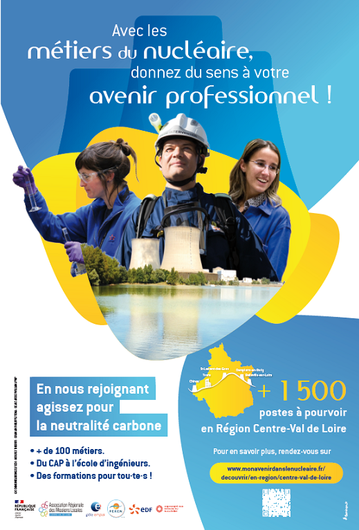 La filière nucléaire recrute en Région Centre Val de Loire