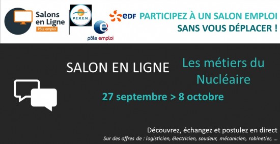 Participez au salon en ligne de recrutement REGIONAL NUCLEAIRE